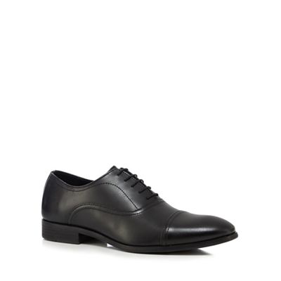 The Collection Black leather Oxford shoes